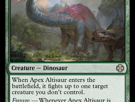 Apex Altisaur [The Lost Caverns of Ixalan Commander] Online Hot Sale