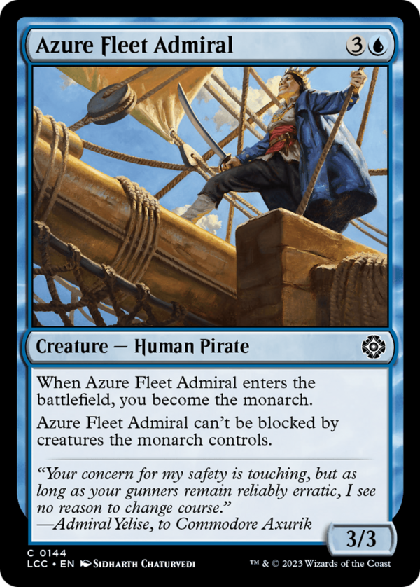 Azure Fleet Admiral [The Lost Caverns of Ixalan Commander] Discount