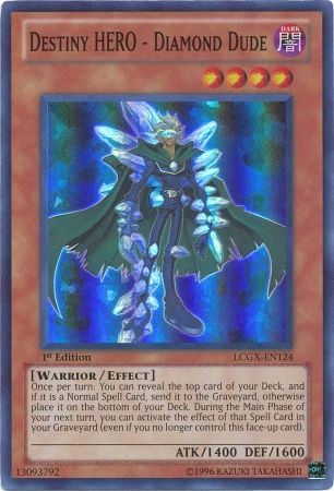 Destiny HERO - Diamond Dude [LCGX-EN124] Super Rare Cheap