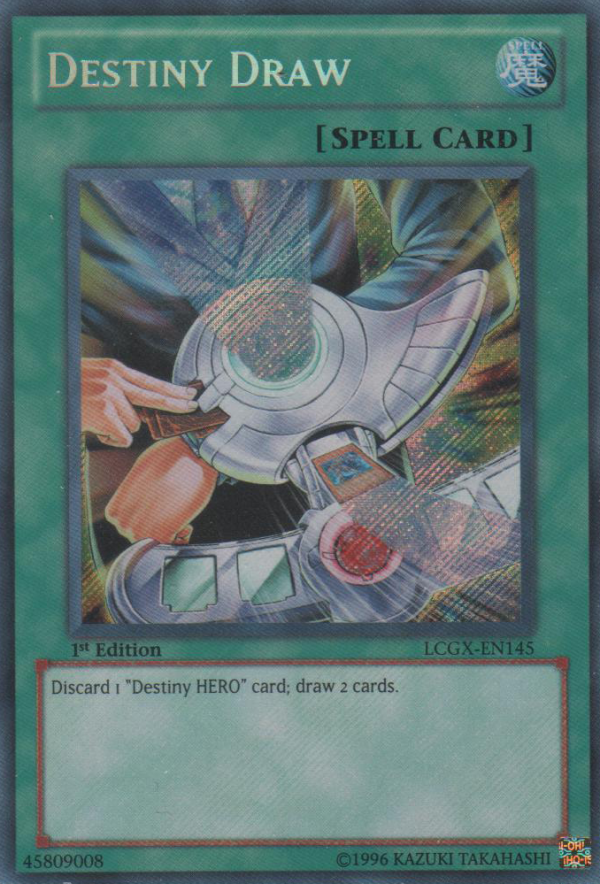 Destiny Draw [LCGX-EN145] Secret Rare Hot on Sale