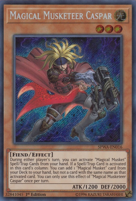 Magical Musketeer Caspar [SPWA-EN016] Secret Rare Online Hot Sale