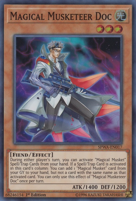 Magical Musketeer Doc [SPWA-EN017] Super Rare Cheap