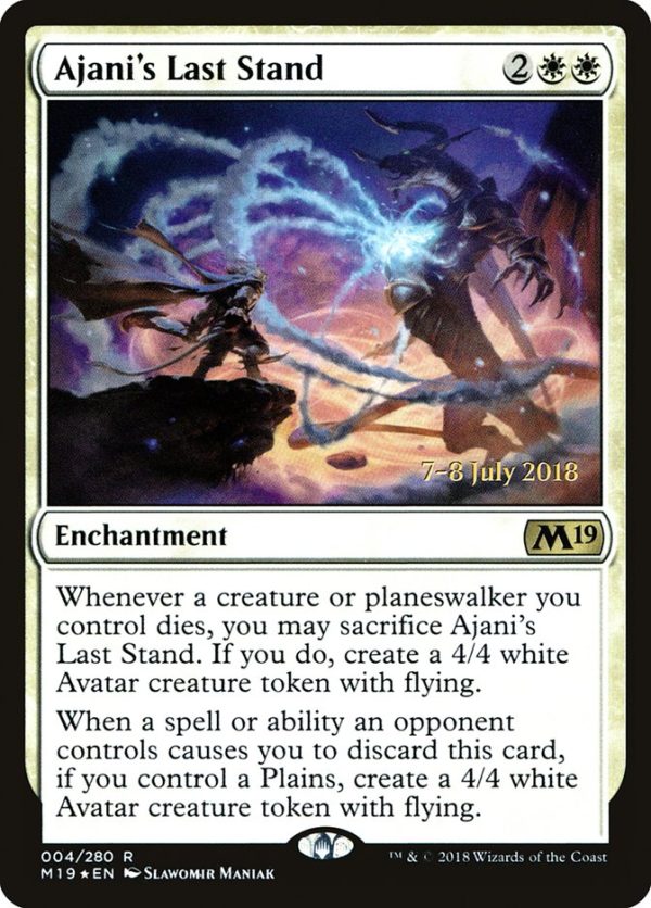 Ajani s Last Stand [Core Set 2019 Prerelease Promos] Sale