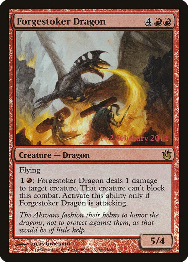 Forgestoker Dragon [Born of the Gods Prerelease Promos] on Sale