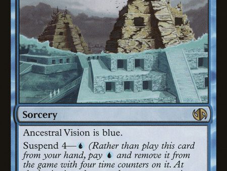 Ancestral Vision [Duel Decks: Jace vs. Chandra] Hot on Sale