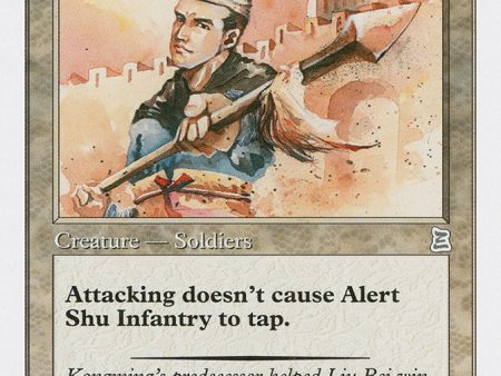 Alert Shu Infantry [Portal Three Kingdoms] on Sale