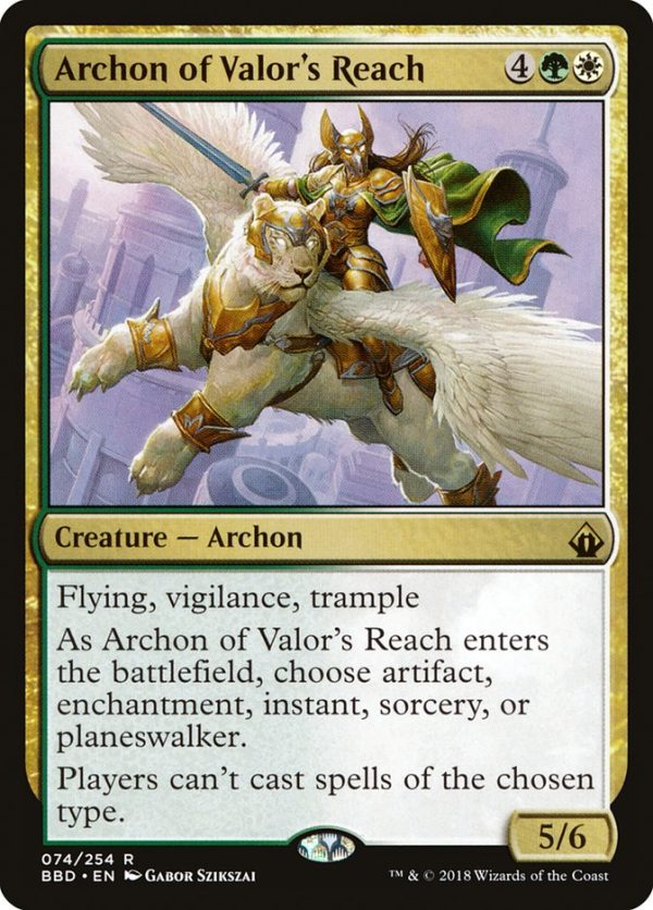 Archon of Valor s Reach [Battlebond] For Cheap