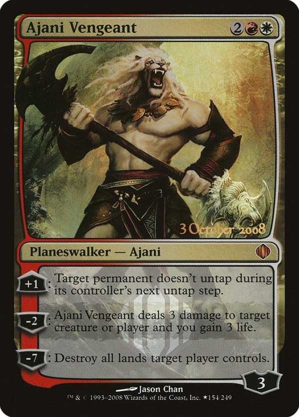 Ajani Vengeant [Shards of Alara Promos] Supply