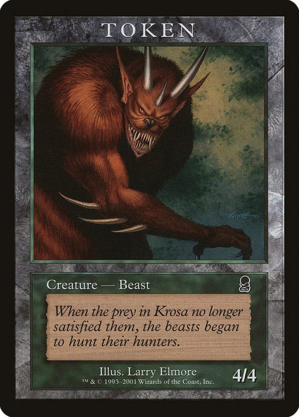 Beast Token [Magic Player Rewards 2001] Discount