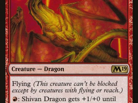 Shivan Dragon [Core Set 2019] For Sale