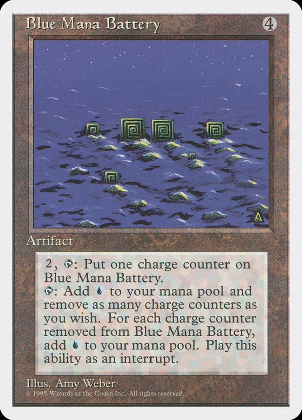 Blue Mana Battery [Fourth Edition] For Discount