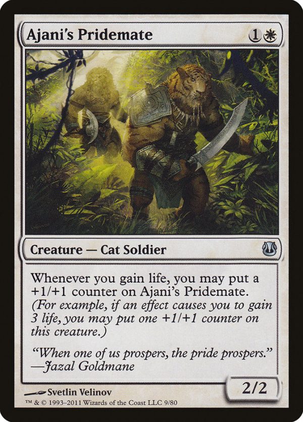 Ajani s Pridemate [Duel Decks: Ajani vs. Nicol Bolas] Supply