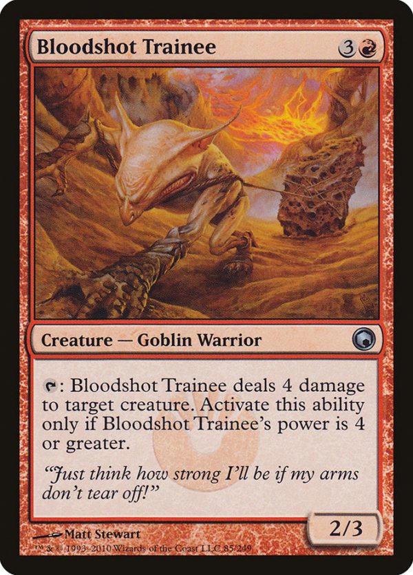 Bloodshot Trainee [Scars of Mirrodin] For Discount