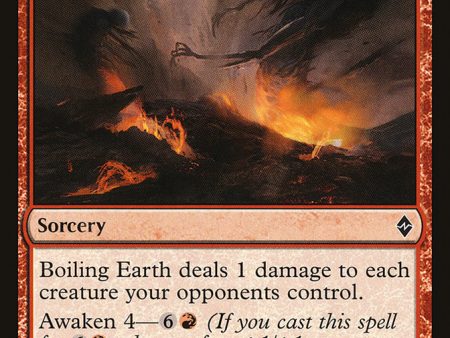 Boiling Earth [Battle for Zendikar] Cheap