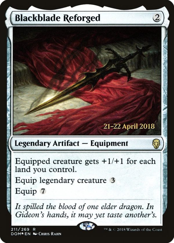 Blackblade Reforged [Dominaria Prerelease Promos] Supply