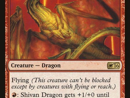 Shivan Dragon [Welcome Deck 2016] For Cheap