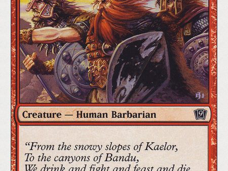 Balduvian Barbarians [Ninth Edition] Hot on Sale